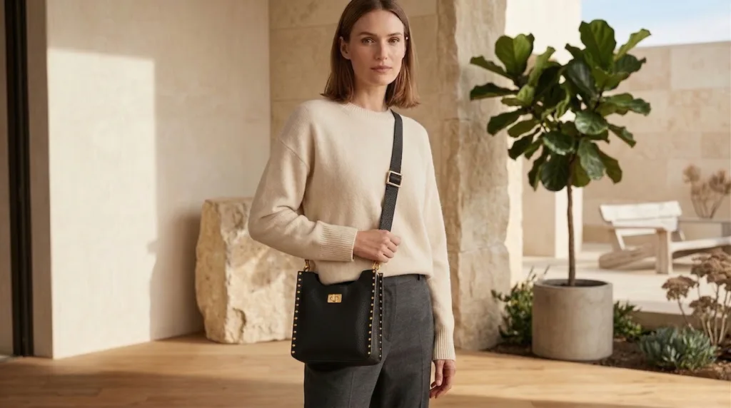 guide-black-studded-crossbody-bag-sales scenario diagram