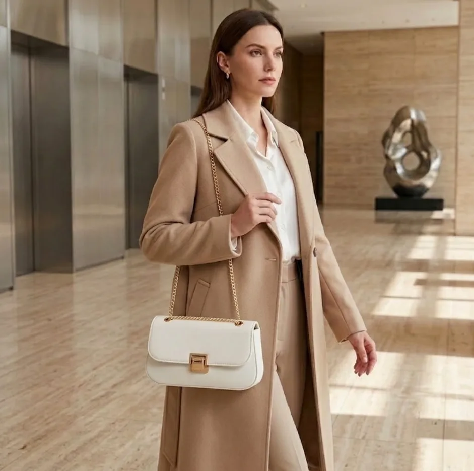 quiet-luxury-white-crossbody-bag-front-sales scenario diagram